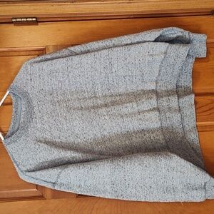 FIGS Women's Heather Gray Off-Shift™ Relaxed Crew Neck Sweatshirt- Size Medium